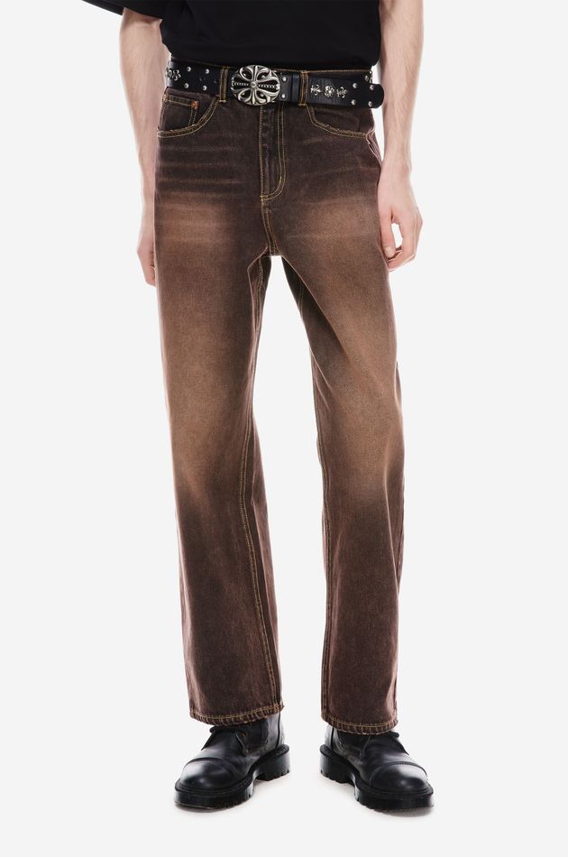 Джинсы прямого силуэта