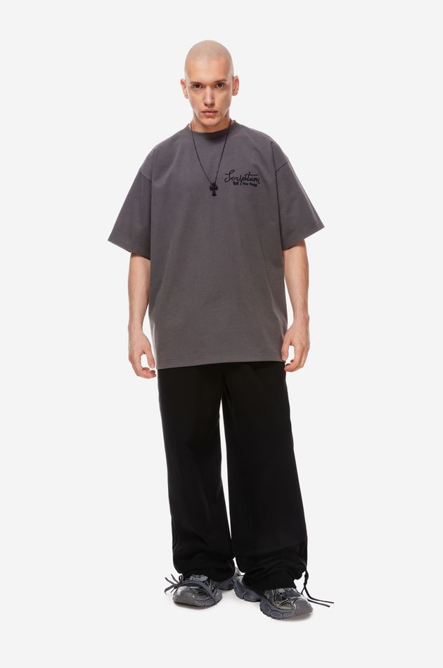 Оверсайз футболка с принтом