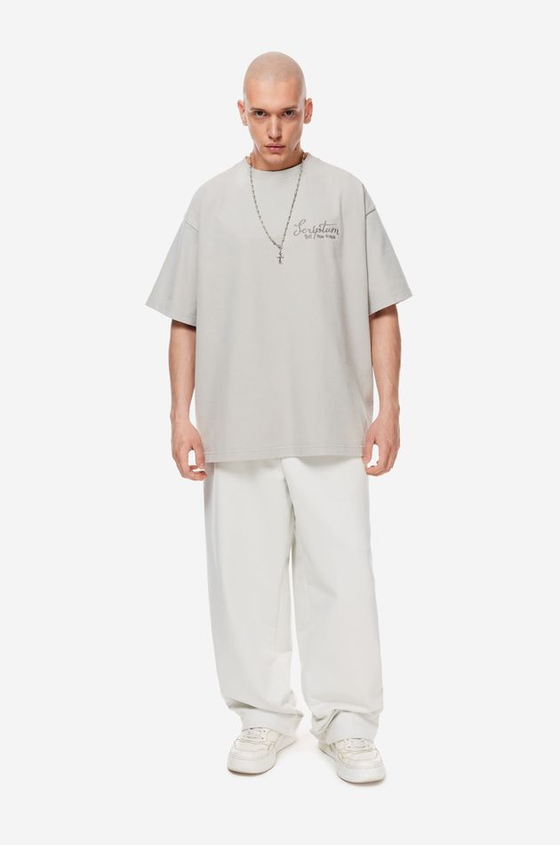 Оверсайз футболка с принтом