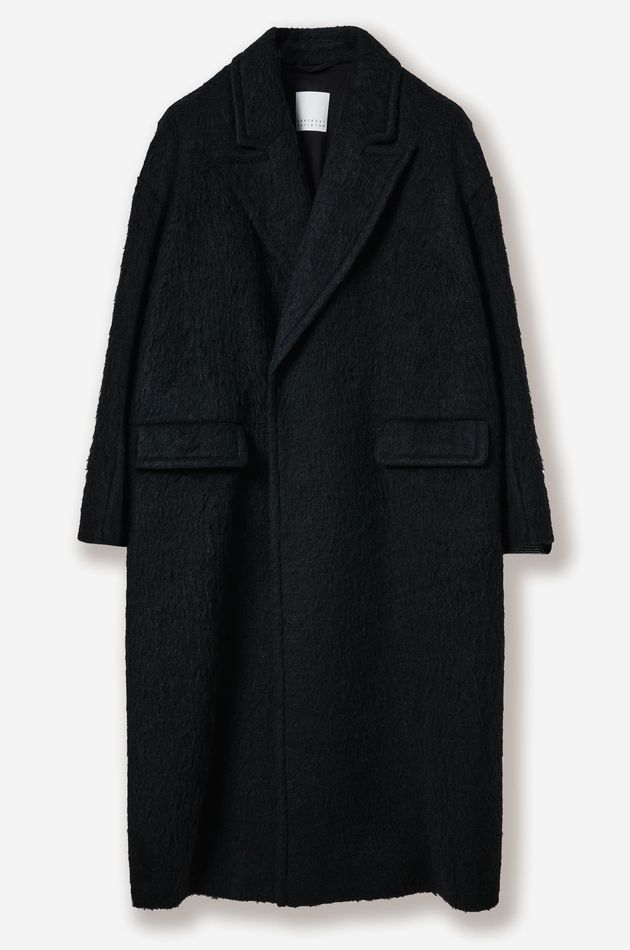 Фактурное мягкое пальто