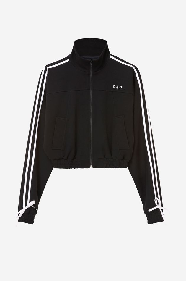 Трикотажная куртка с лампасами