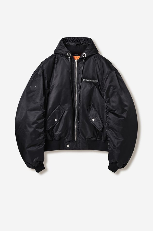 Оверсайз бомбер пуховик  UNIT 28