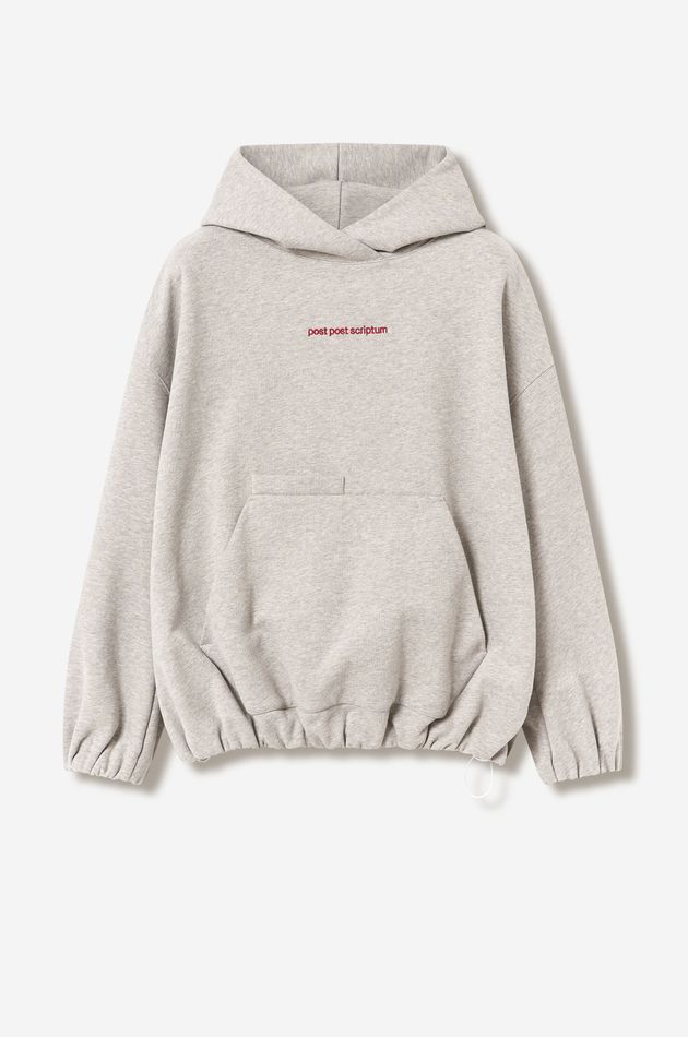 Хлопковый худи с логотипом