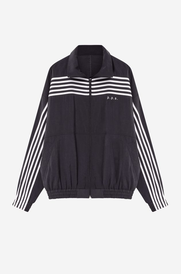 Оверсайз куртка с лампасами