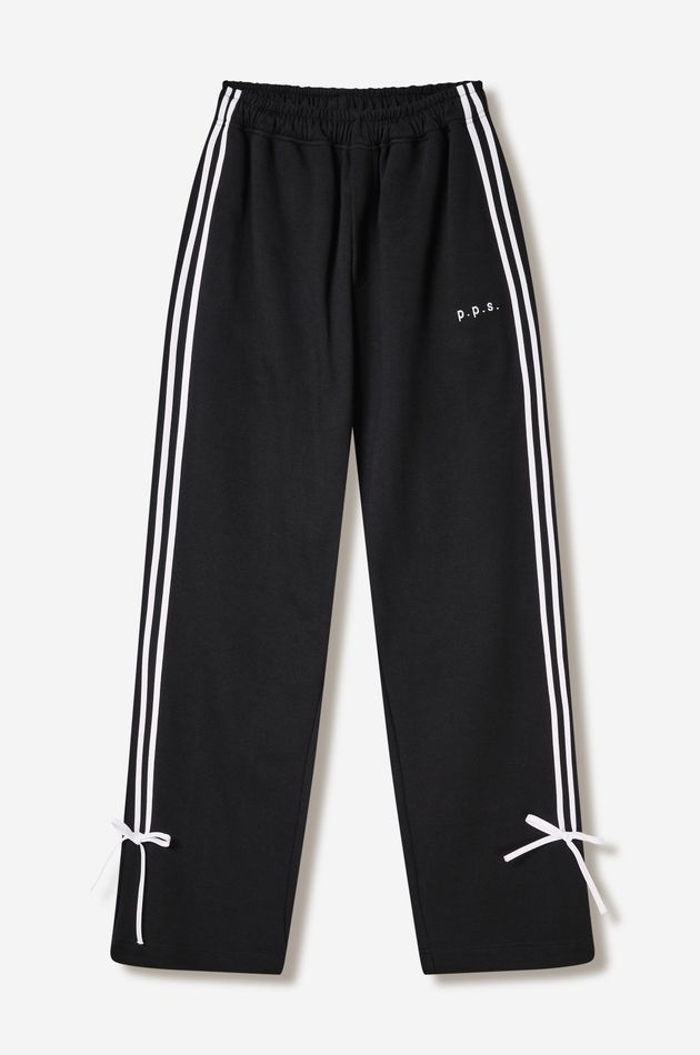 Брюки свободного кроя с лампасами