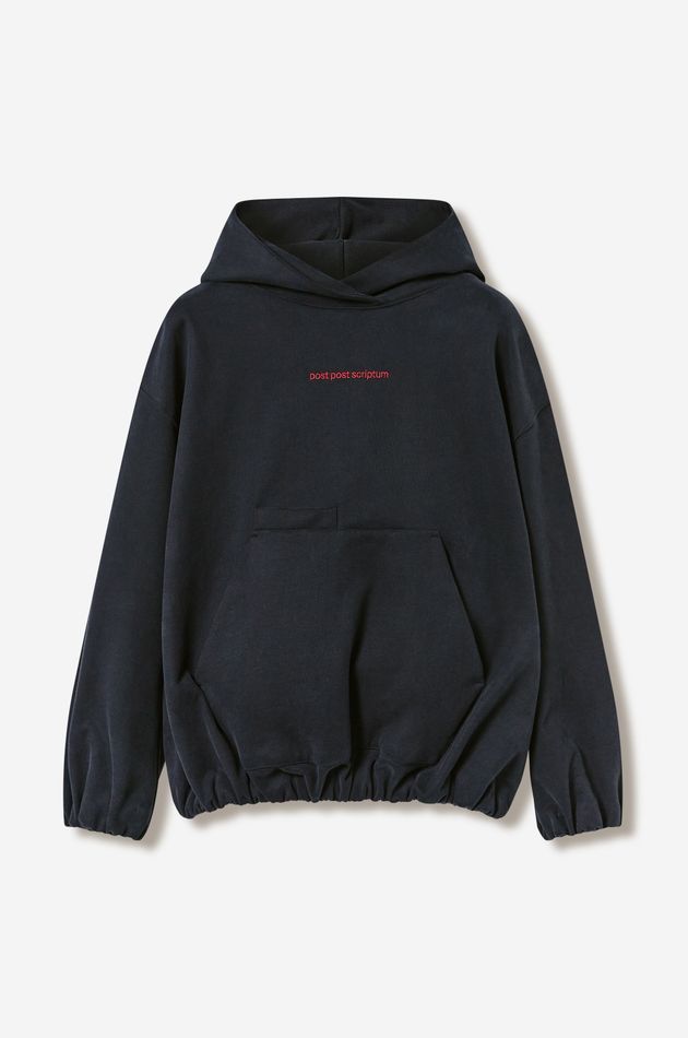 Хлопковый худи с логотипом