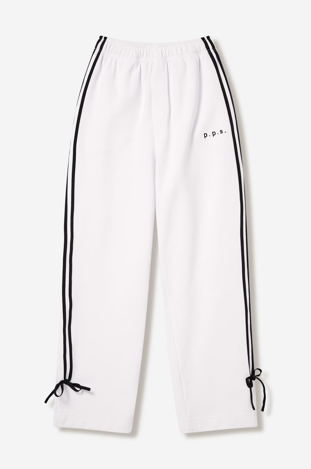 Брюки свободного кроя с лампасами