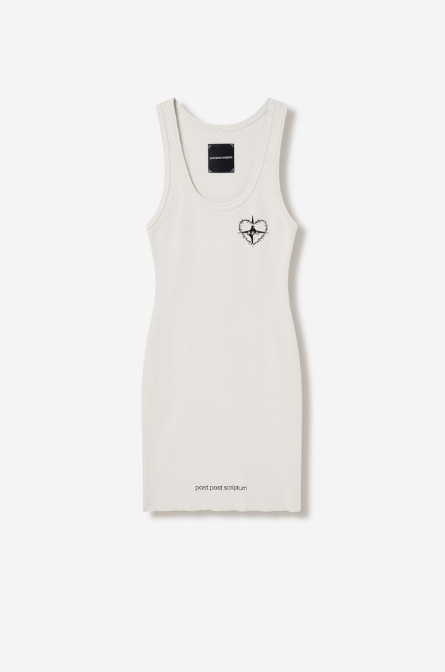 Платье в рубчик HEART