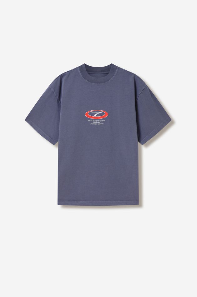 Mute Футболка Оверсайз с Принтом