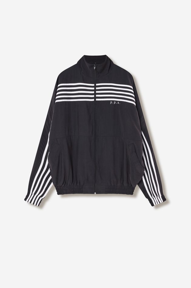 Оверсайз куртка с лампасами