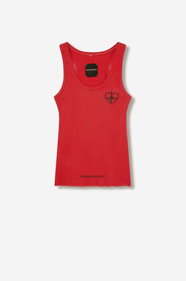 Хлопковая Майка "HEART"