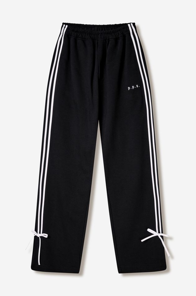 Брюки свободного кроя с лампасами