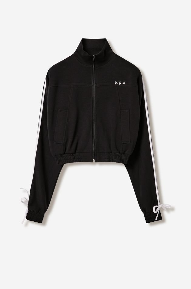 Трикотажная куртка с лампасами