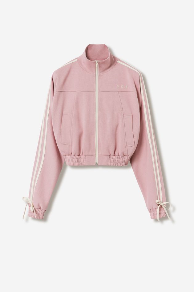 Трикотажная куртка с лампасами